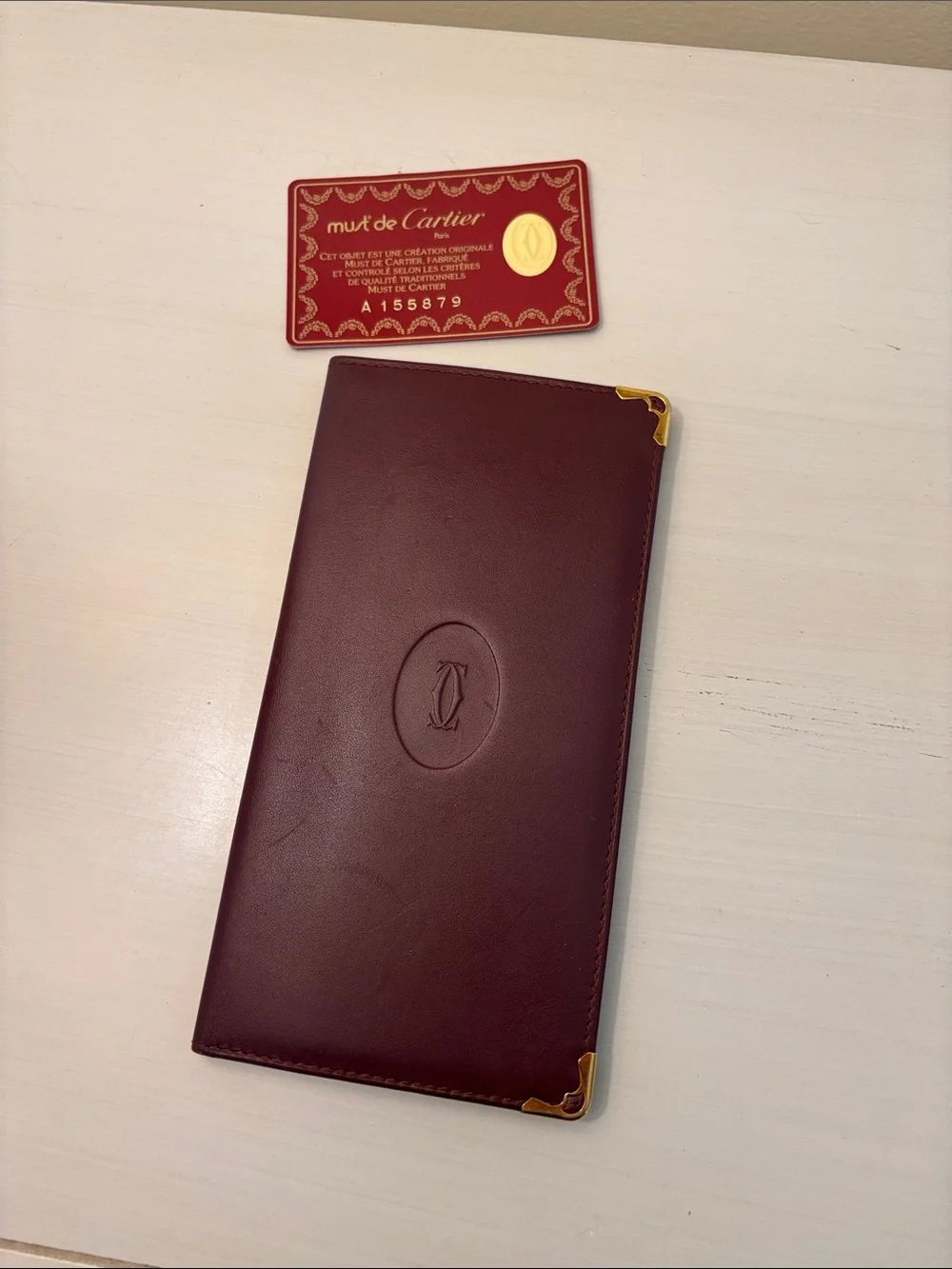 CARTIER VINTAGE LONG WALLET
